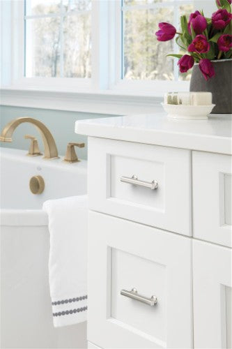 Everett Zinc Polished Nickel Cabinet Pull 22