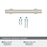 Everett Zinc Polished Nickel Cabinet Pull 16
