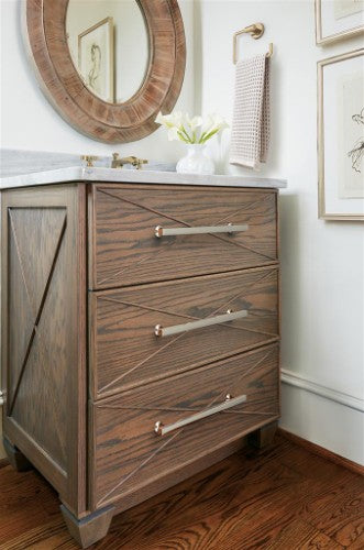 Everett Zinc Polished Nickel Cabinet Pull 27
