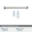 Factor Zinc Polished Nickel Cabinet Pull 19