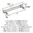 Faircrest Zinc & Steel Polished Nickel Cabinet Pull 13