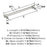Faircrest Zinc & Steel Polished Nickel Cabinet Pull 16