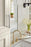 Fairfax Zinc Polished Nickel Cabinet Pull 30