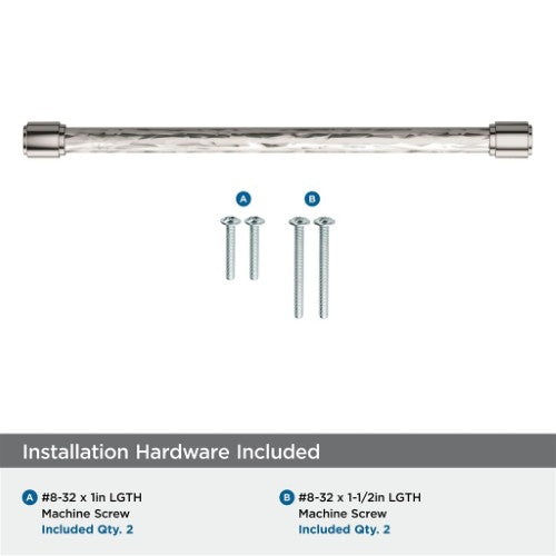 Fairfax Zinc Polished Nickel Cabinet Pull 19