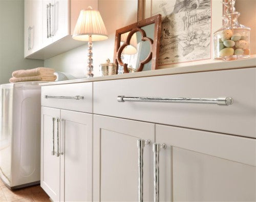 Fairfax Zinc Polished Nickel Cabinet Pull 35