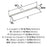Fairfax Zinc Polished Nickel Cabinet Pull 13