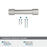 Faraday Zinc Polished Nickel Cabinet Pull 19