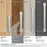 Faraday Zinc Polished Nickel Cabinet Pull 37