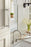 Faraday Zinc Polished Nickel Cabinet Pull 28