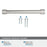 Faraday Zinc Polished Nickel Cabinet Pull 22