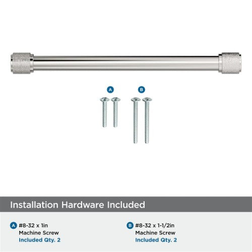Faraday Zinc Polished Nickel Cabinet Pull 23