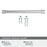 Faraday Zinc Polished Nickel Cabinet Pull 24