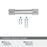 Farewind Zinc Polished Nickel Cabinet Pull 19