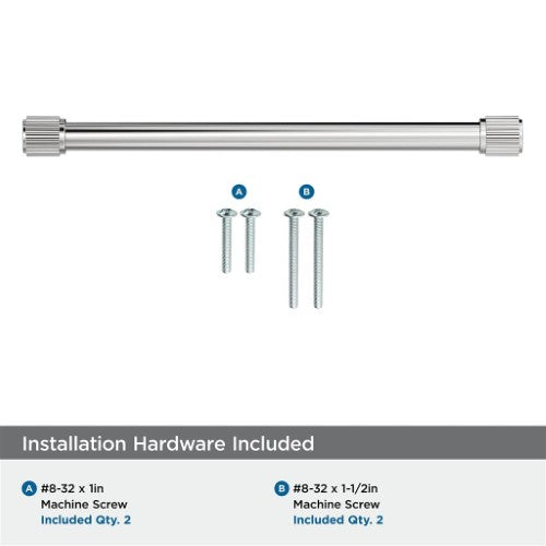 Farewind Zinc Polished Nickel Cabinet Pull 24