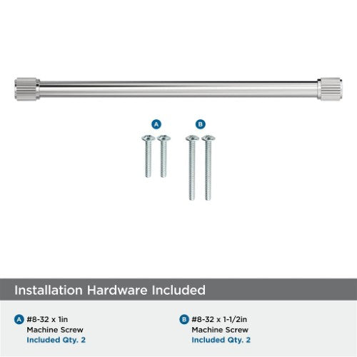 Farewind Zinc Polished Nickel Cabinet Pull 17