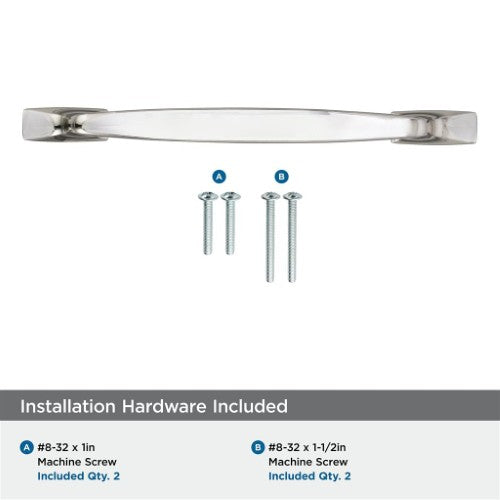 Highland Ridge Zinc Polished Nickel Cabinet Pull 34