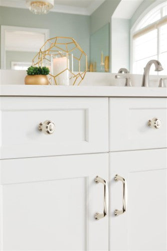 Kane Zinc Polished Nickel Cabinet Pull 26