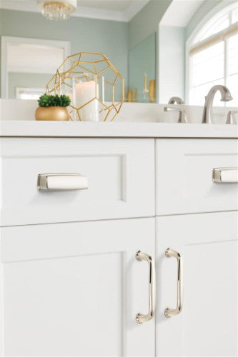 Kane Zinc Polished Nickel Cabinet Pull 27