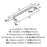 Kane Zinc Polished Nickel Cabinet Pull 10