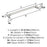 Merced Zinc Polished Nickel Cabinet Pull 9