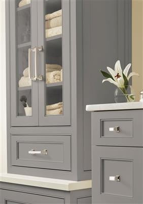 Mulholland Zinc Polished Nickel Cabinet Pull 17