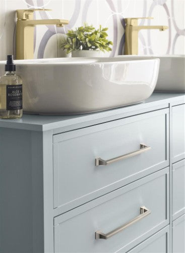 Mulholland Zinc Polished Nickel Cabinet Pull 22