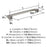 Mulholland Zinc Polished Nickel Cabinet Pull 13