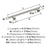 Radius Stainless Steel Polished Nickel Cabinet Pull 12
