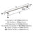 Radius Stainless Steel Polished Nickel Cabinet Pull 15