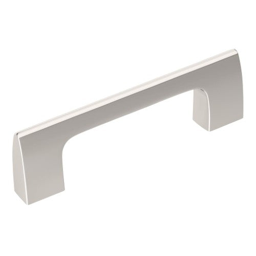 Riva Zinc Polished Nickel Cabinet Pull 5