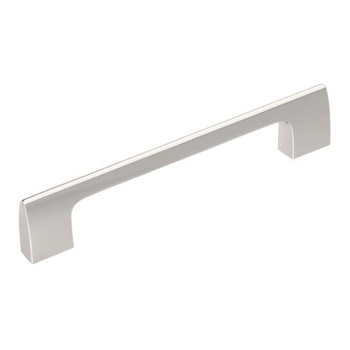 Riva Zinc Polished Nickel Cabinet Pull 7