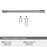 Riva Zinc Polished Nickel Cabinet Pull 21