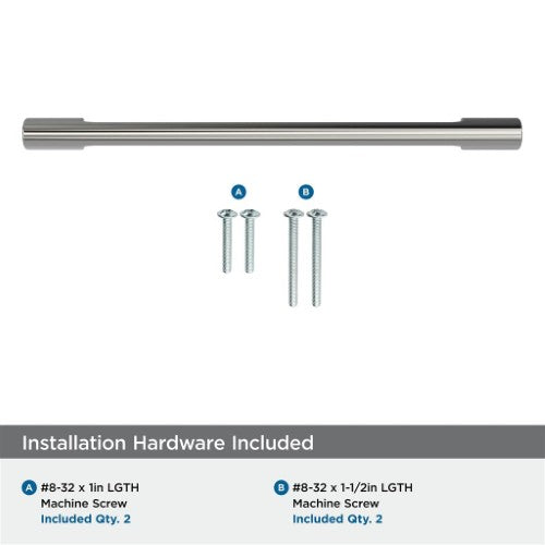 Riva Zinc Polished Nickel Cabinet Pull 21