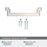 Rockhurst Zinc Polished Nickel Cabinet Pull 15