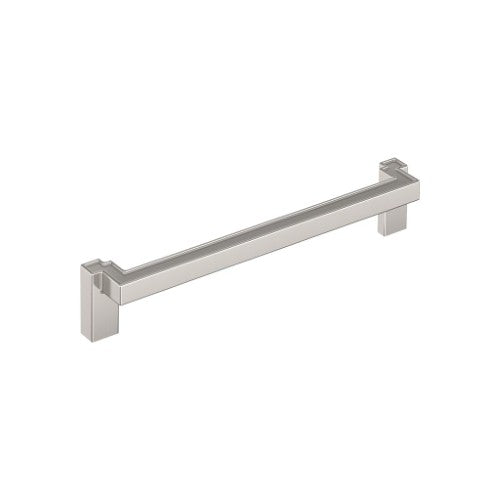 Rockhurst Zinc Polished Nickel Cabinet Pull 4