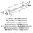 Rockhurst Zinc Polished Nickel Cabinet Pull 12
