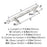 St. Vincent Zinc Polished Nickel Cabinet Pull 9