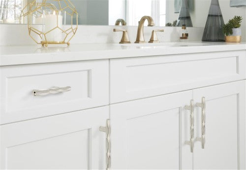 St. Vincent Zinc Polished Nickel Cabinet Pull 13