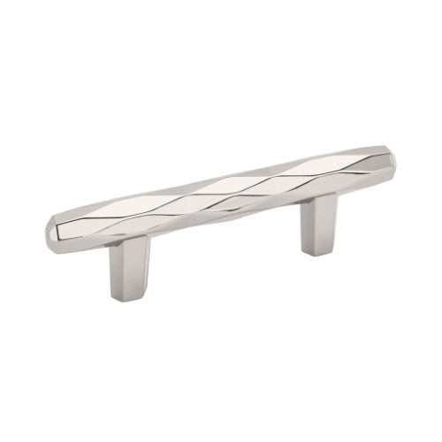 St. Vincent Zinc Polished Nickel Cabinet Pull 1
