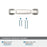 Stature Zinc Polished Nickel Cabinet Pull 17