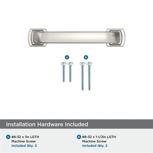 Surpass Zinc Polished Nickel Cabinet Pull 17