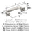 Surpass Zinc Polished Nickel Cabinet Pull 9