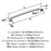 Surpass Zinc Polished Nickel Cabinet Pull 14
