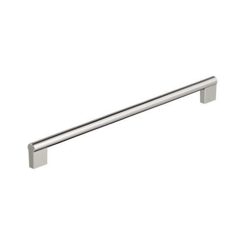 Versa Zinc Polished Nickel Cabinet Pull 8