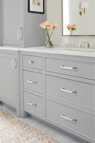 Westerly Zinc Polished Nickel Cabinet Pull 19