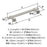Winsome Zinc Polished Nickel Cabinet Pull 11