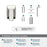 Highland Ridge Zinc Polished Nickel Hook 3