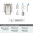Revitalize Zinc Polished Nickel Hook 3
