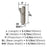 Unison Zinc Polished Nickel Hook 2