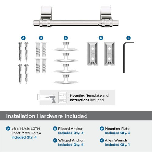 Davenport Zinc & Stainless Steel Polished Nickel Toilet Paper Holder 3